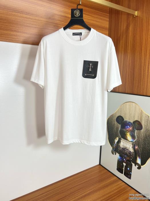 通販 ブランド半袖Tシャツ大人の雰囲気たっぷり優しい肌触りCHROME HEARTS_0_4