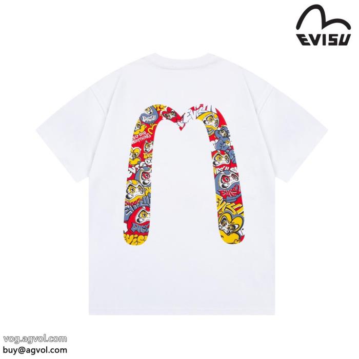 偽物 ブランド ショップ夏限定大人の可愛さを引き立て半袖TシャツEVISU_0_2