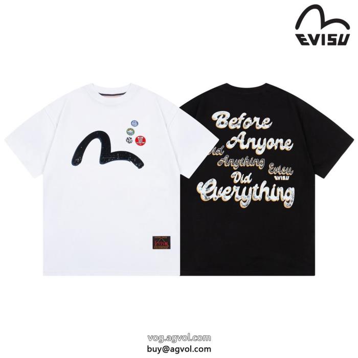 エヴィスコピー ブランド半袖TシャツVIPセールで奇跡全体的に調和のある_0_0
