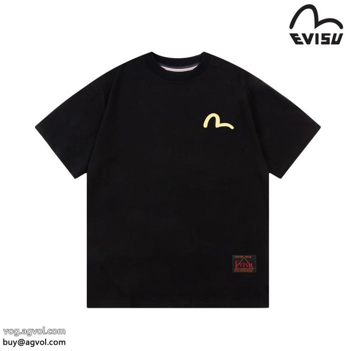 ブランド コピー  半袖TシャツEVISU意外と相性がいい在庫確保済_0_1