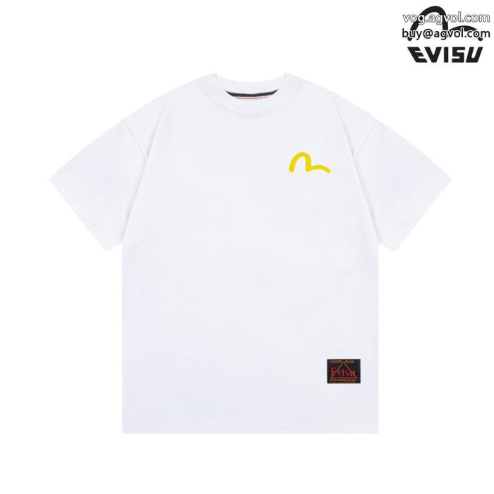 ブランド コピー  半袖TシャツEVISU意外と相性がいい在庫確保済_0_3