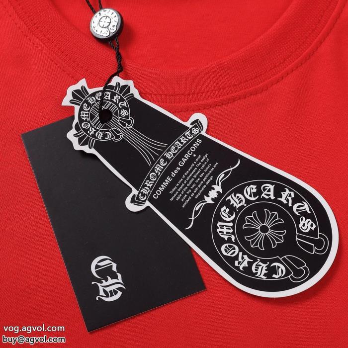 半袖Tシャツ肌触りの良いサラりと品が良いブランド コピー 激安CHROME HEARTS_0_1