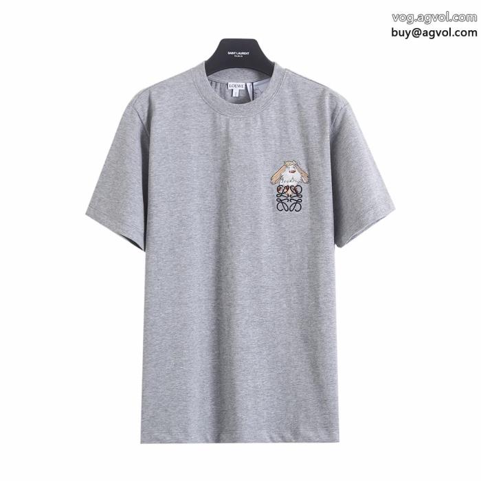 ブランド コピー s 級コスパ最強夏の大人カジュアル半袖TシャツLOEWE_0_0