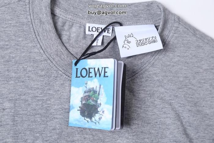 ブランド コピー s 級コスパ最強夏の大人カジュアル半袖TシャツLOEWE_0_1