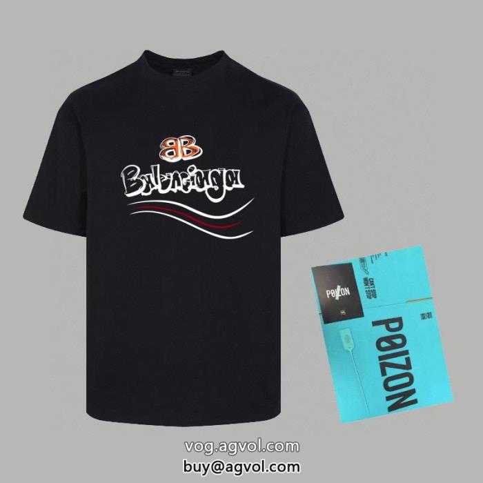 コピー 商品 販売半袖Tシャツbalenciagaカジュアルさ洗練された印象_0_1