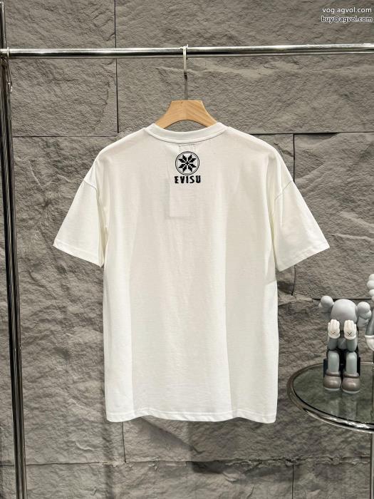 EVISU偽 ブランド夏の涼しい人気新作今年の夏は着こなし半袖Tシャツ_0_3