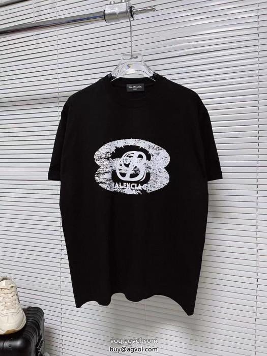 ブランド コピー 激安balenciaga注目夏新作実用的ながら手頃な価格半袖Tシャツ_0_0