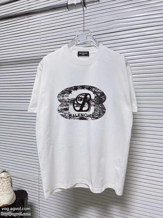 ブランド コピー 激安balenciaga注目夏新作実用的ながら手頃な価格半袖Tシャツ_0_1