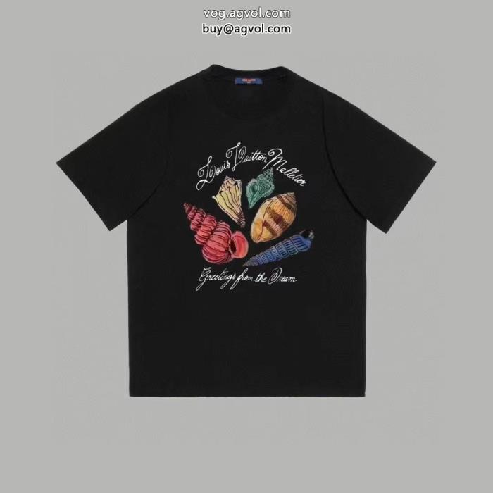 ブランド スーパー コピー 優良2024新作新品リラックス感急上昇半袖Tシャツルイ ヴィトン_0_0