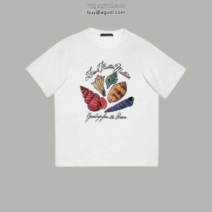 ブランド スーパー コピー 優良2024新作新品リラックス感急上昇半袖Tシャツルイ ヴィトン_0_1