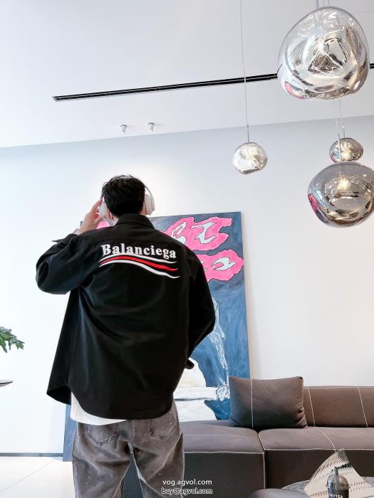 長袖シャツブランド 偽物balenciaga今年もトレンド肌触りの良いサラりと_0_1
