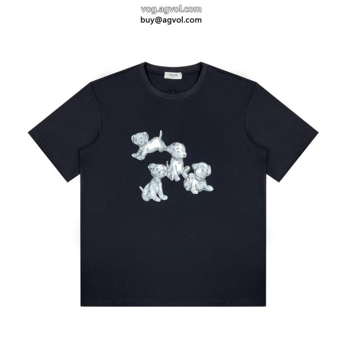 即発送可 2022-23お洒落さんの愛用率が高い半袖Tシャツスーパー コピー ブランドセリーヌ_0_3