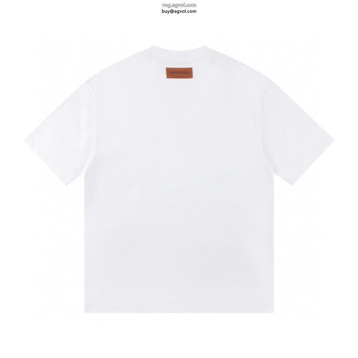 韓国の人気最大の魅力コピー 品 販売ルイ ヴィトン半袖Tシャツ_0_1