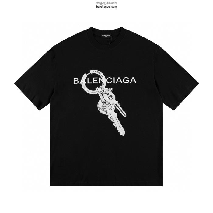 完売目前2024年の最新アイテム偽 ブランド半袖Tシャツbalenciaga_0_3