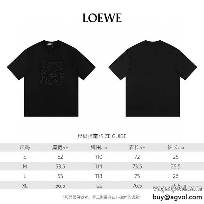 LOEWE半袖Tシャツ高品質素材抜け感のある夏着物ブランド コピー 販売 _0_0