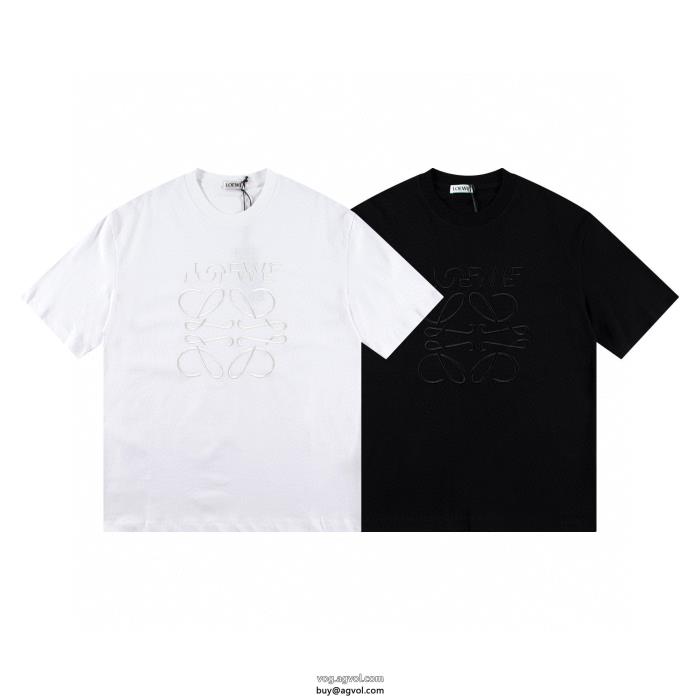 LOEWE半袖Tシャツ高品質素材抜け感のある夏着物ブランド コピー 販売 _0_1