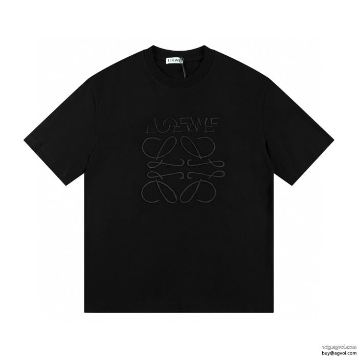 LOEWE半袖Tシャツ高品質素材抜け感のある夏着物ブランド コピー 販売 _0_4