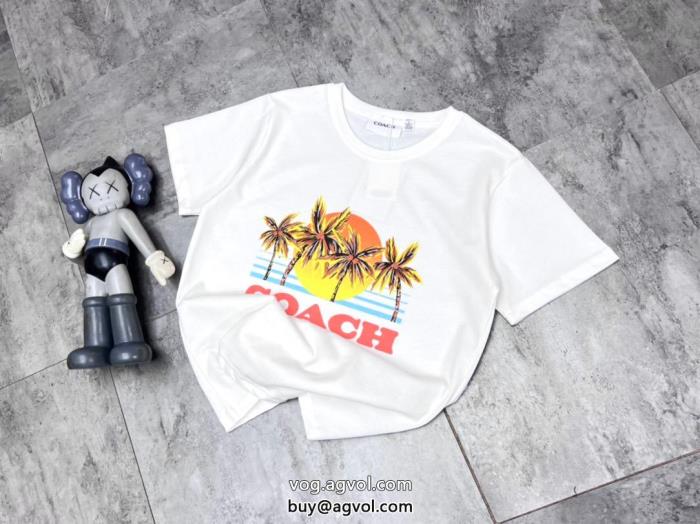 ブランド 偽物 激安COACH半袖Tシャツ人気ブランドお洒落度が一段アップする_0_0