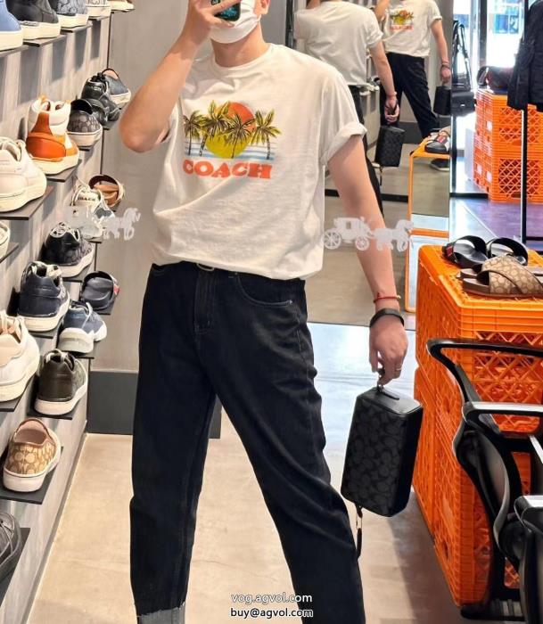 ブランド 偽物 激安COACH半袖Tシャツ人気ブランドお洒落度が一段アップする_0_1