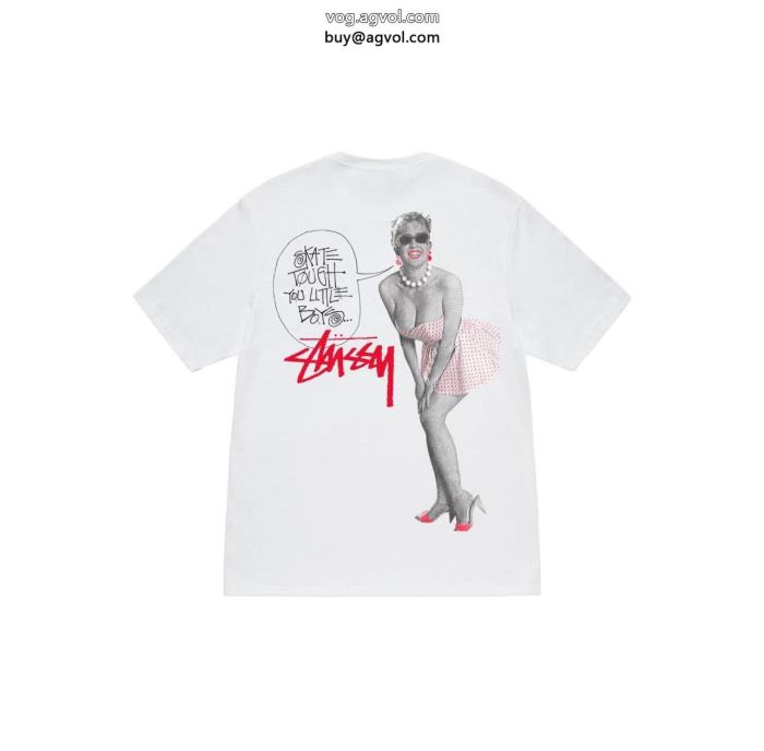今年らしい優秀アイテム23SS 異素材ブランド レプリカSTUSSY半袖Tシャツ_0_3