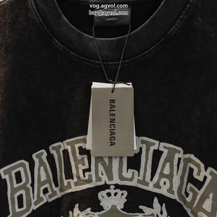 今っぽいトレンド大人っぽい印象が素敵コピー ブランド 優良半袖Tシャツbalenciaga_0_0