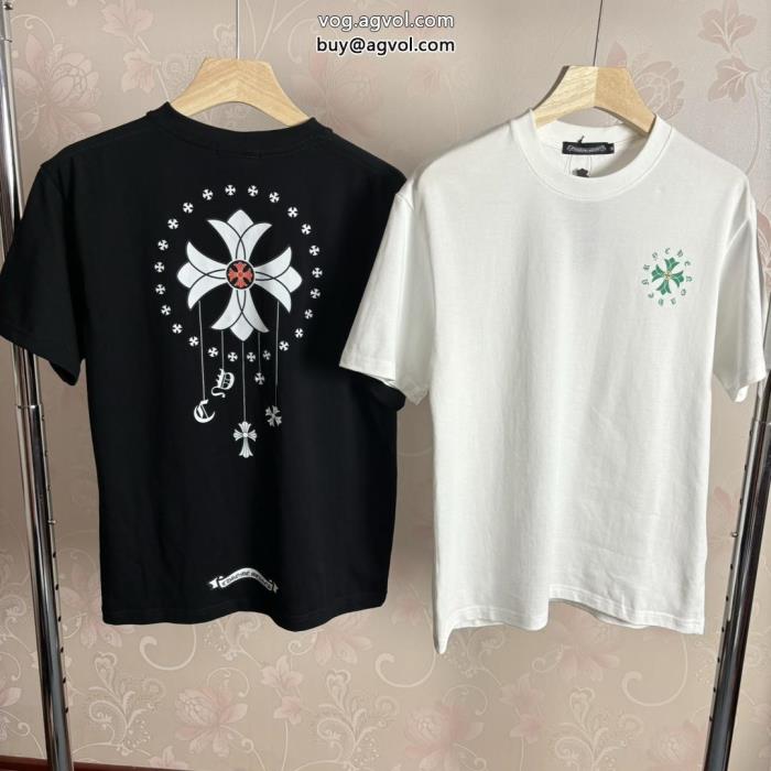 ブランド コピー 専門CHROME HEARTS大注目注目新ブランド半袖Tシャツ_0_0