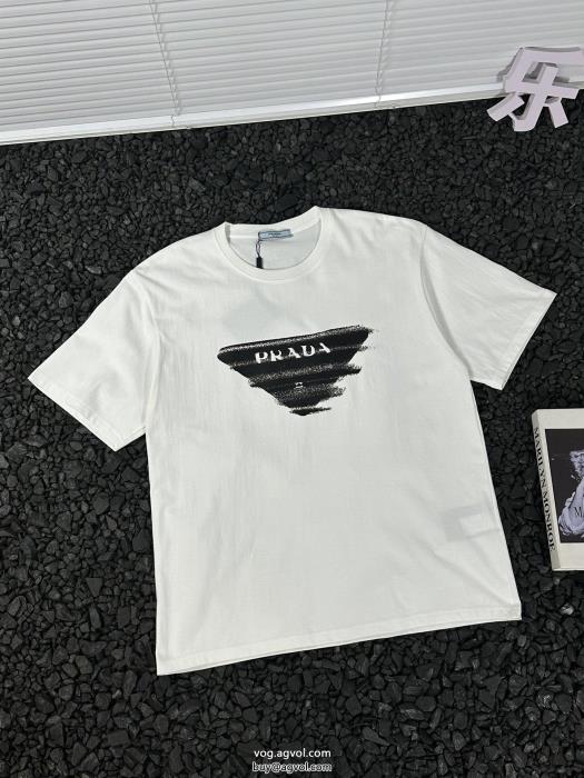 ブランド 偽物 激安 通販半袖Tシャツ在庫希少オシャレな印象にPRADA_0_2