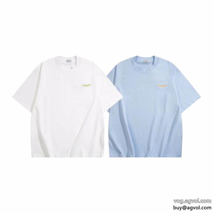 偽 ブランド 販売ディオール半袖Tシャツ2024即旬な装いに高級感が好評です_0_3
