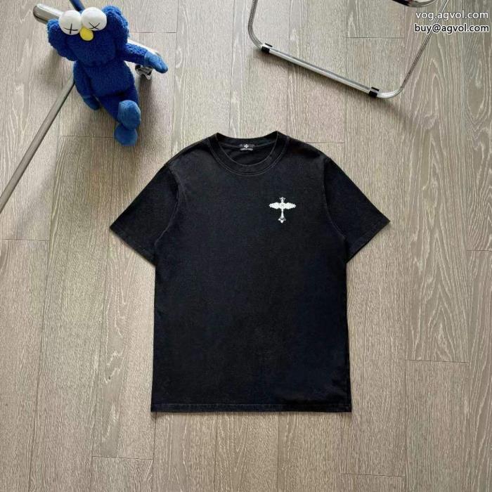 即日対応肌触りの着心地が良く CHROME HEARTS半袖Tシャツブランド 通販 激安_0_0