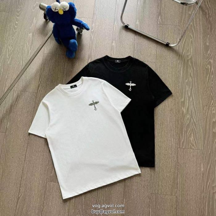 即日対応肌触りの着心地が良く CHROME HEARTS半袖Tシャツブランド 通販 激安_0_3