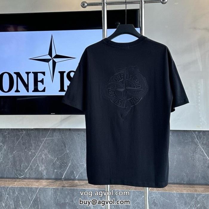数量限定☆2024SSファッション感度の高い2024トレンドStone Island半袖Tシャツ通販 ブランド_0_2
