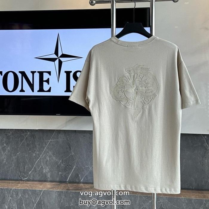数量限定☆2024SSファッション感度の高い2024トレンドStone Island半袖Tシャツ通販 ブランド_0_4