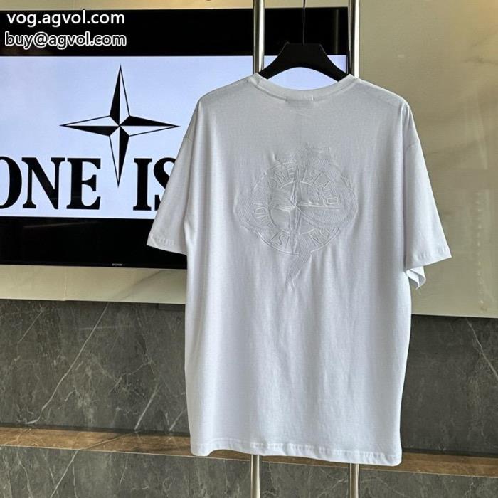数量限定☆2024SSファッション感度の高い2024トレンドStone Island半袖Tシャツ通販 ブランド_0_3