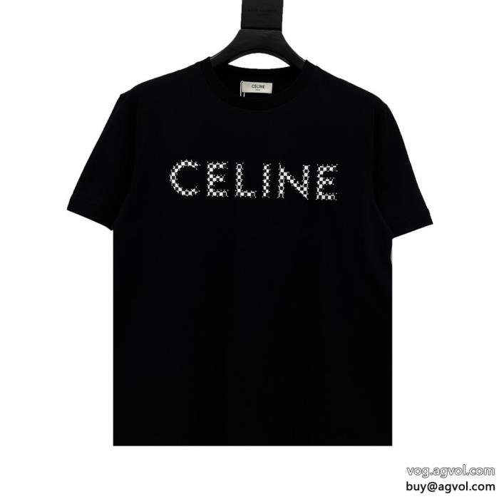 ジュアル感強めの着カワイイ雰囲気スーパー コピー 品CELINE半袖Tシャツ_0_0