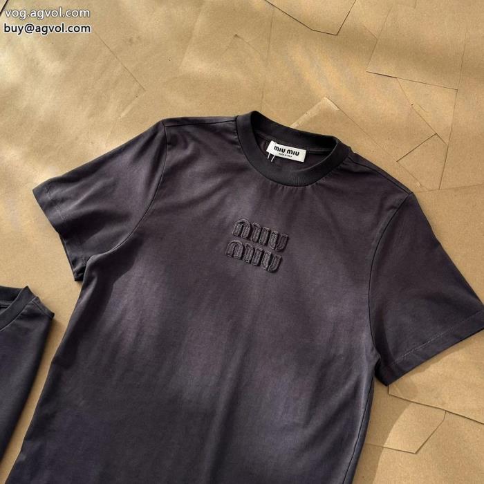 ミュウミュウ偽 ブランド 通販在庫あり即発セールお早めに半袖Tシャツ_0_2