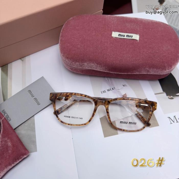ミュウミュウブランド コピー 品眼鏡のフレーム日本未入荷カラー定番人気のモデル_0_2