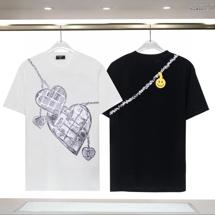 ブランド コピー s 級風通しのよい2024限定新作CH半袖Tシャツ_0_0