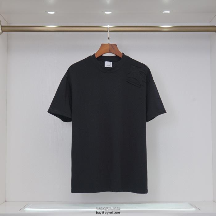 BURBERRY夏に最強アイテム必需品半袖Tシャツ偽物 ブランド ショップ_0_0