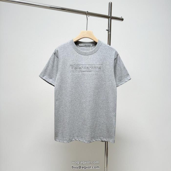 ALEXANDER WANG23SS洗練デザインカジュアルで気分爽快コピー 商品 販売半袖Tシャツ_0_4