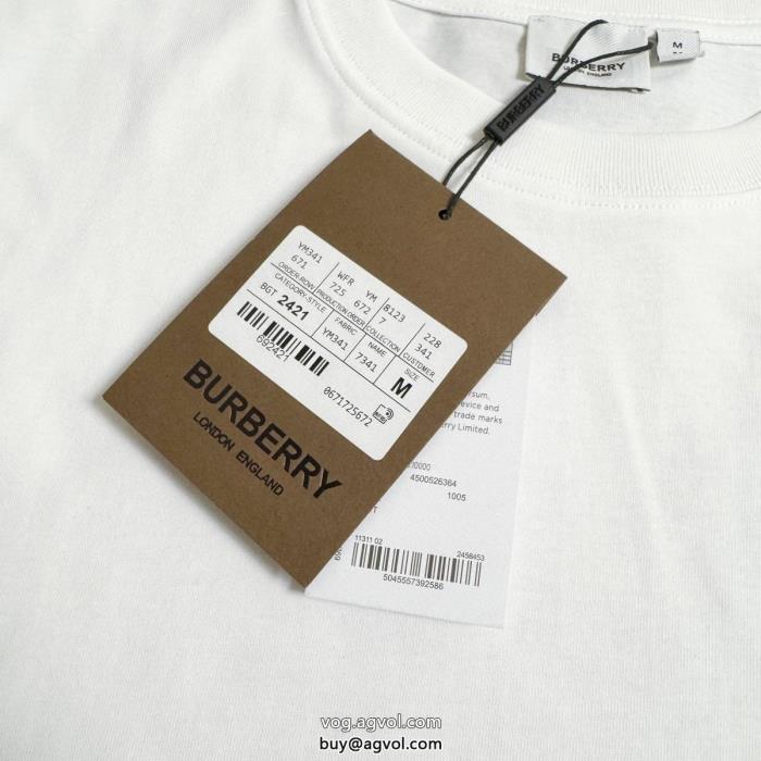 BURBERRYブランド 偽物最新とても可愛いぐっと鮮度がアップ半袖Tシャツ_0_3