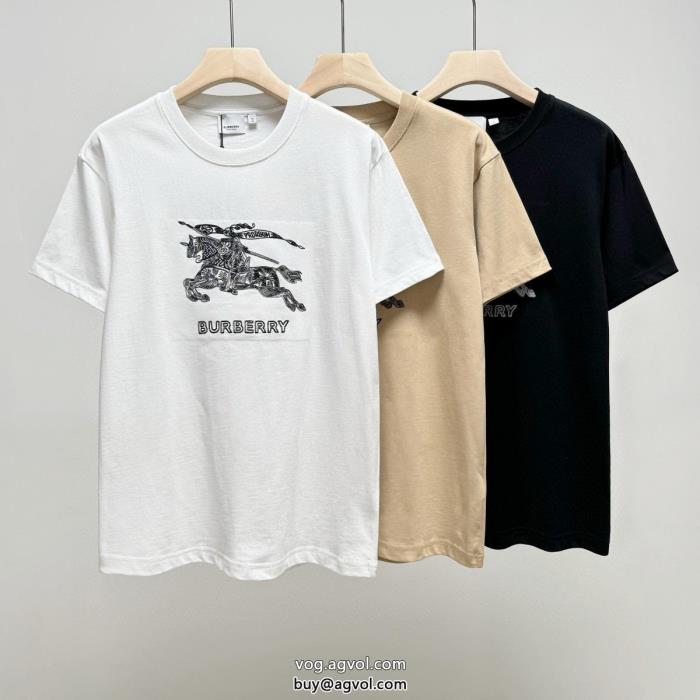 この夏絶対欲しい一流の憧れブランドコピー 品 販売半袖TシャツBURBERRY_0_2