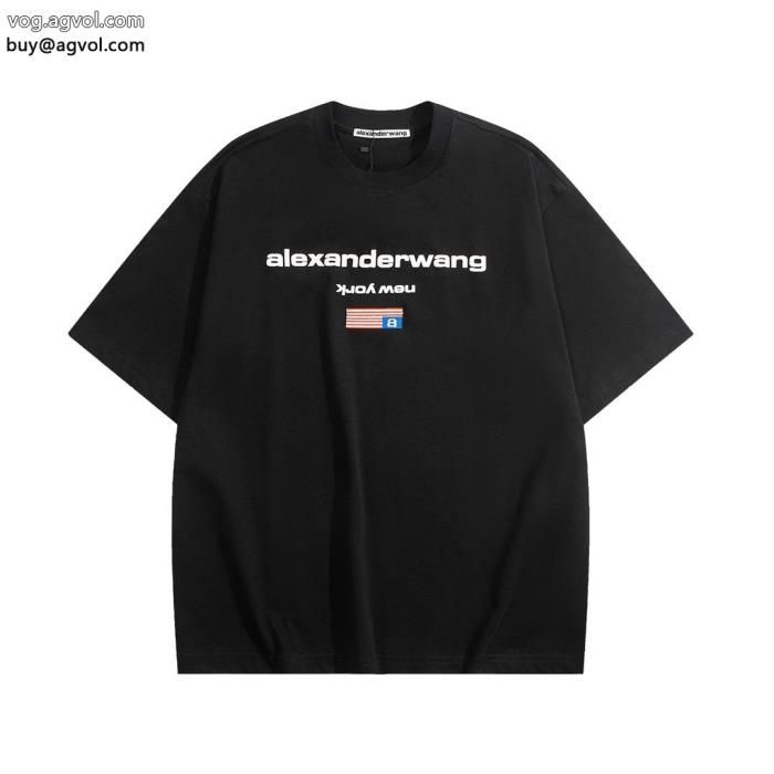 激安 通販 専門半袖Tシャツお洒落な印象に完璧なシルエットアレキサンダーワン_0_1