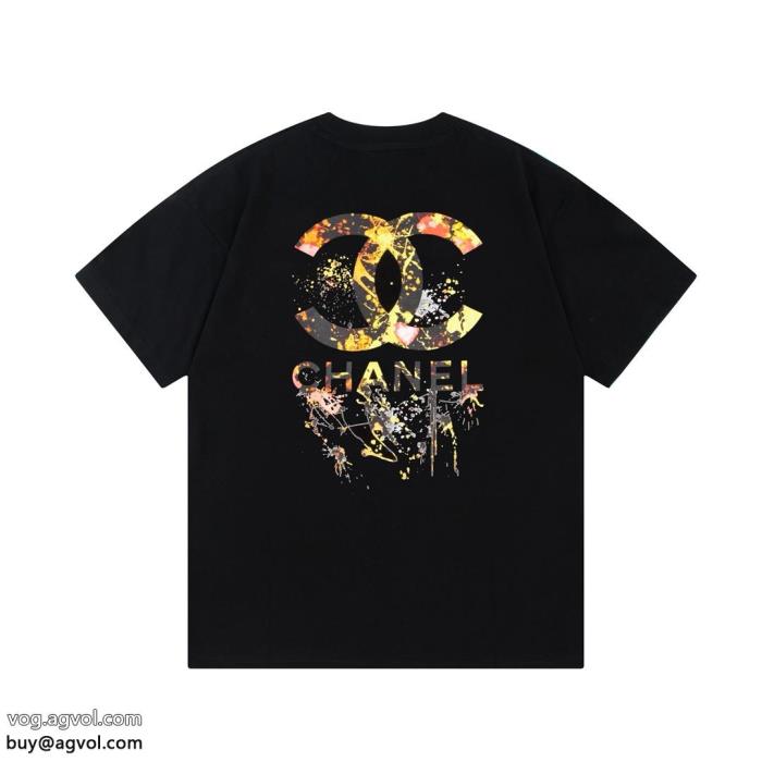 知的な雰囲気夏着物今季流行りの人気新作CH激安 ブランド 通販半袖Tシャツ_0_2