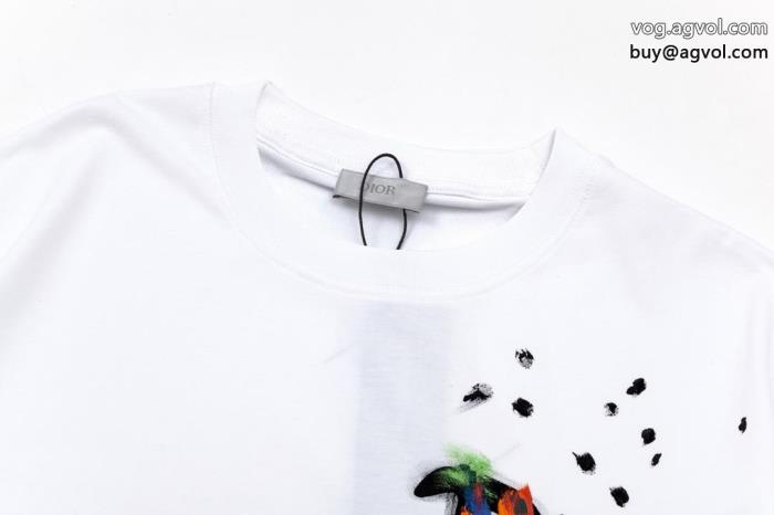 SS23完売必至新作夏の優秀アイテム半袖TシャツDIORブランド 偽物_0_2