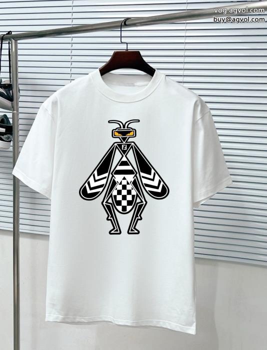 ブランド 品 激安 通販半袖Tシャツ今年風SS23残り僅フェンディ_0_1