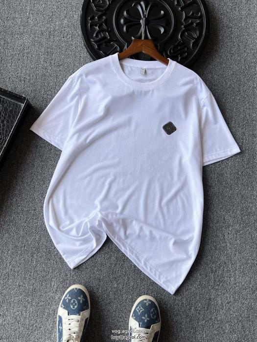 ブランド 偽物 激安半袖Tシャツ通勤の定番リラックスした雰囲気にTHOM BROWNE_0_0