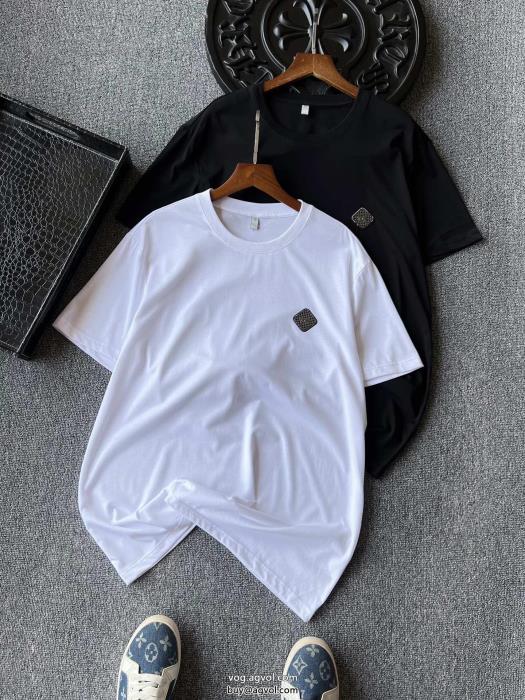 ブランド 偽物 激安半袖Tシャツ通勤の定番リラックスした雰囲気にTHOM BROWNE_0_1