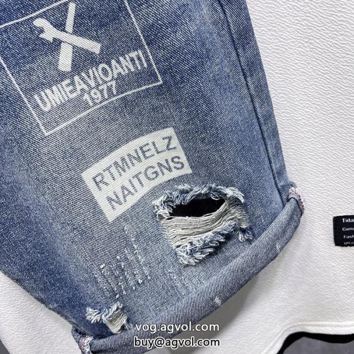 Off-Whiteブランド フェイクジーンズ半ズボンドレスアップ効果も抜群人気新商品_0_2