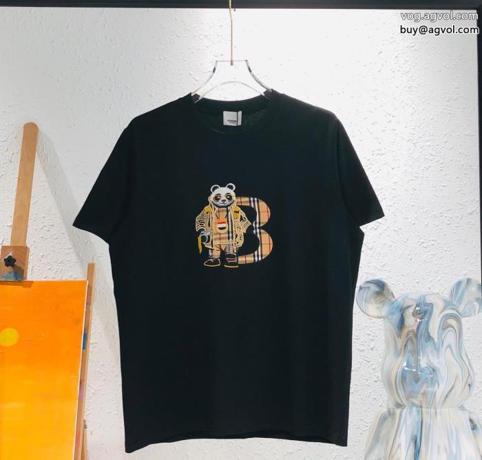 バーバリー人気急上昇23SS海外直営半袖Tシャツコピー ブランド 優良_1_0