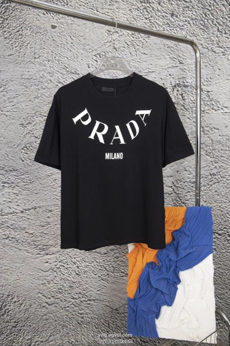 夏らしい爽やかさ高い人気偽 ブランド半袖Tシャツプラダ_0_2